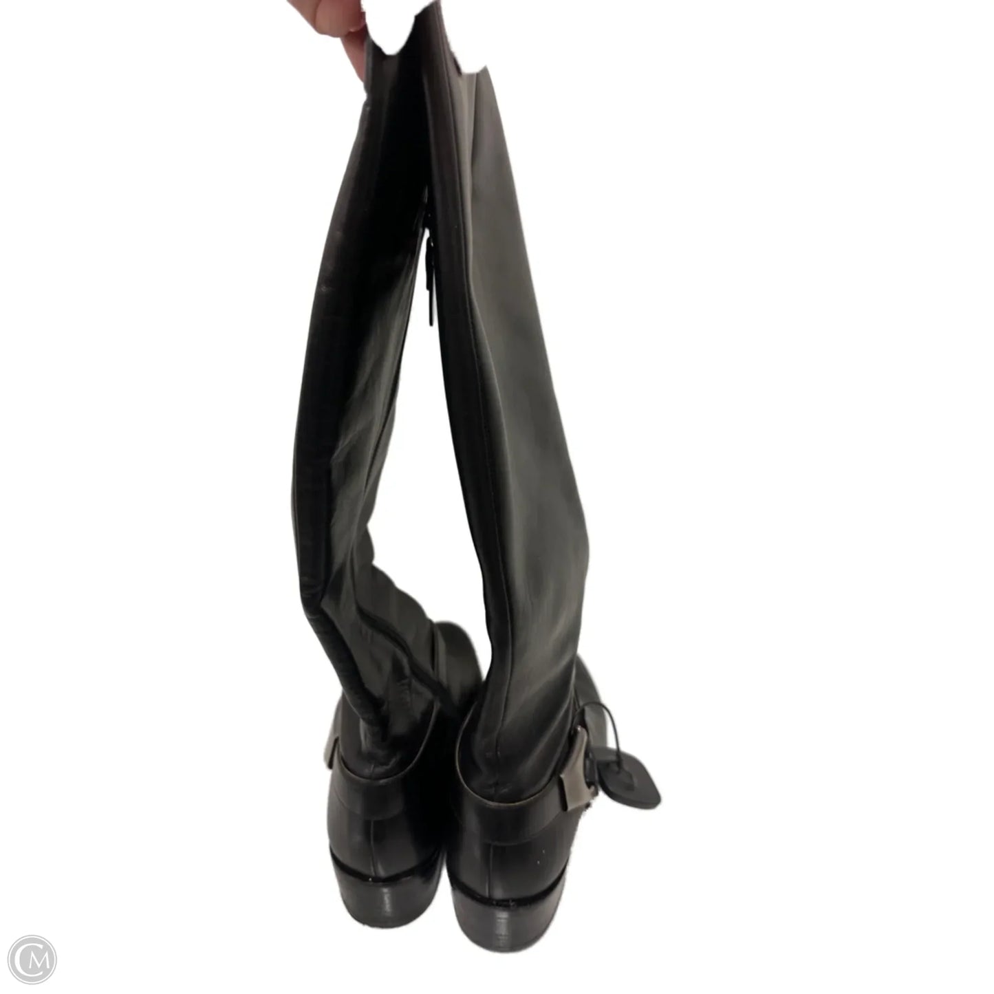 Boots Knee Flats By Via Spiga In Black, Size: 9