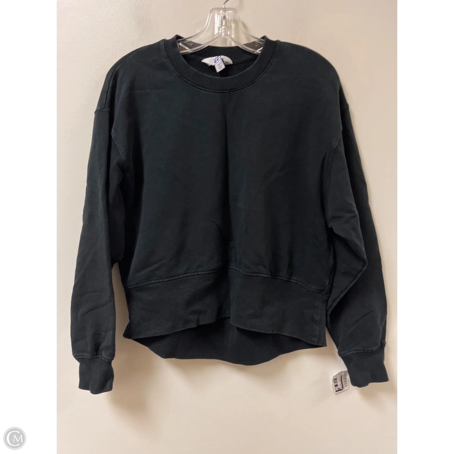 Athletic Sweatshirt Crewneck By Joy Lab In Black, Size: S