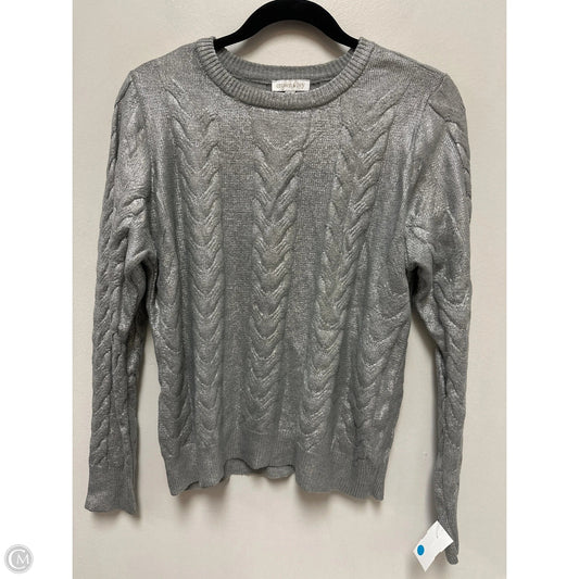 Sweater By Crown And Ivy In Silver, Size: S