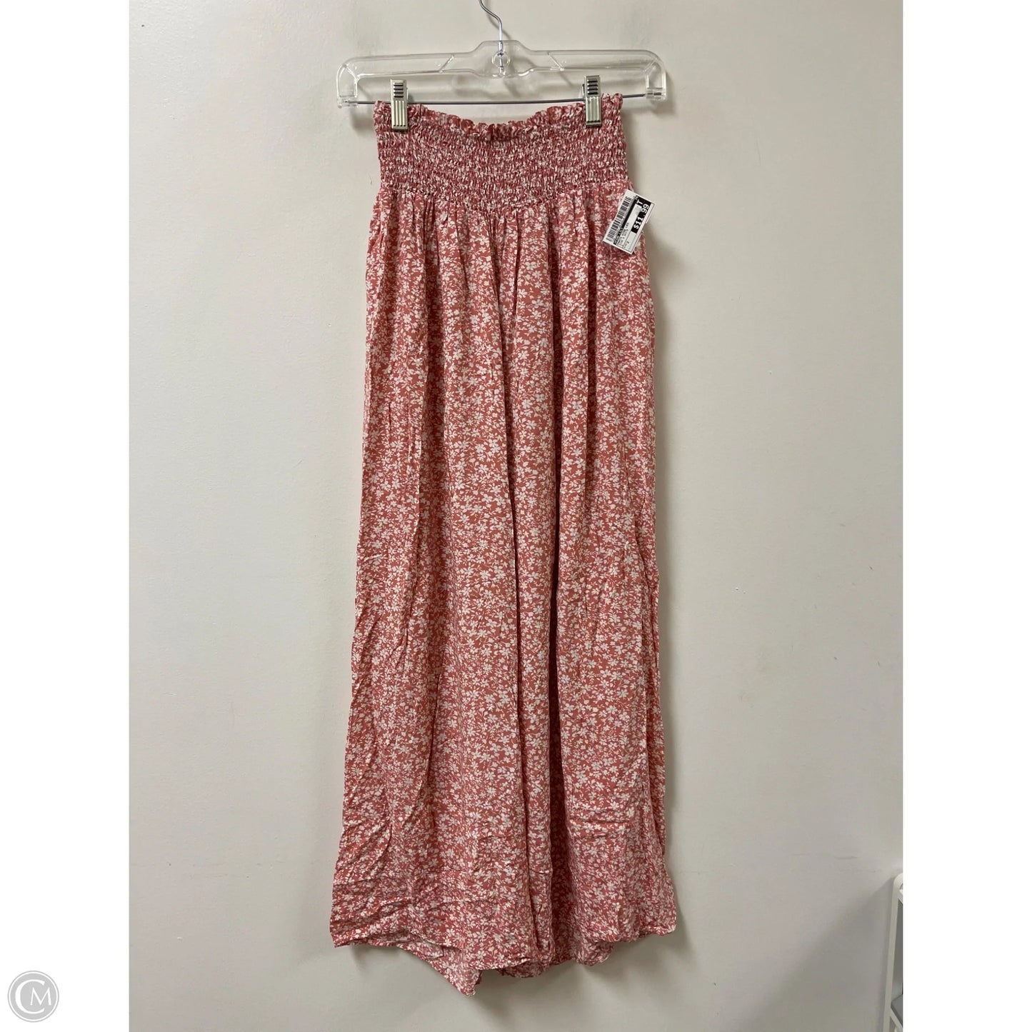 Pants Wide Leg By Pink Lily In Pink & White, Size: 2