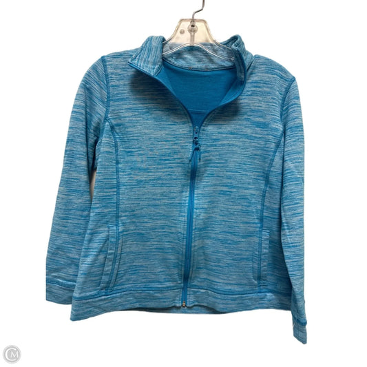 Athletic Jacket By Talbots In Blue, Size: S