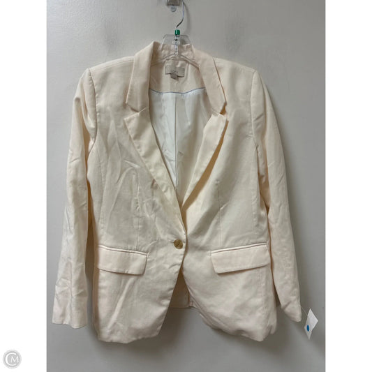 Blazer By Loft In Cream, Size: Mp