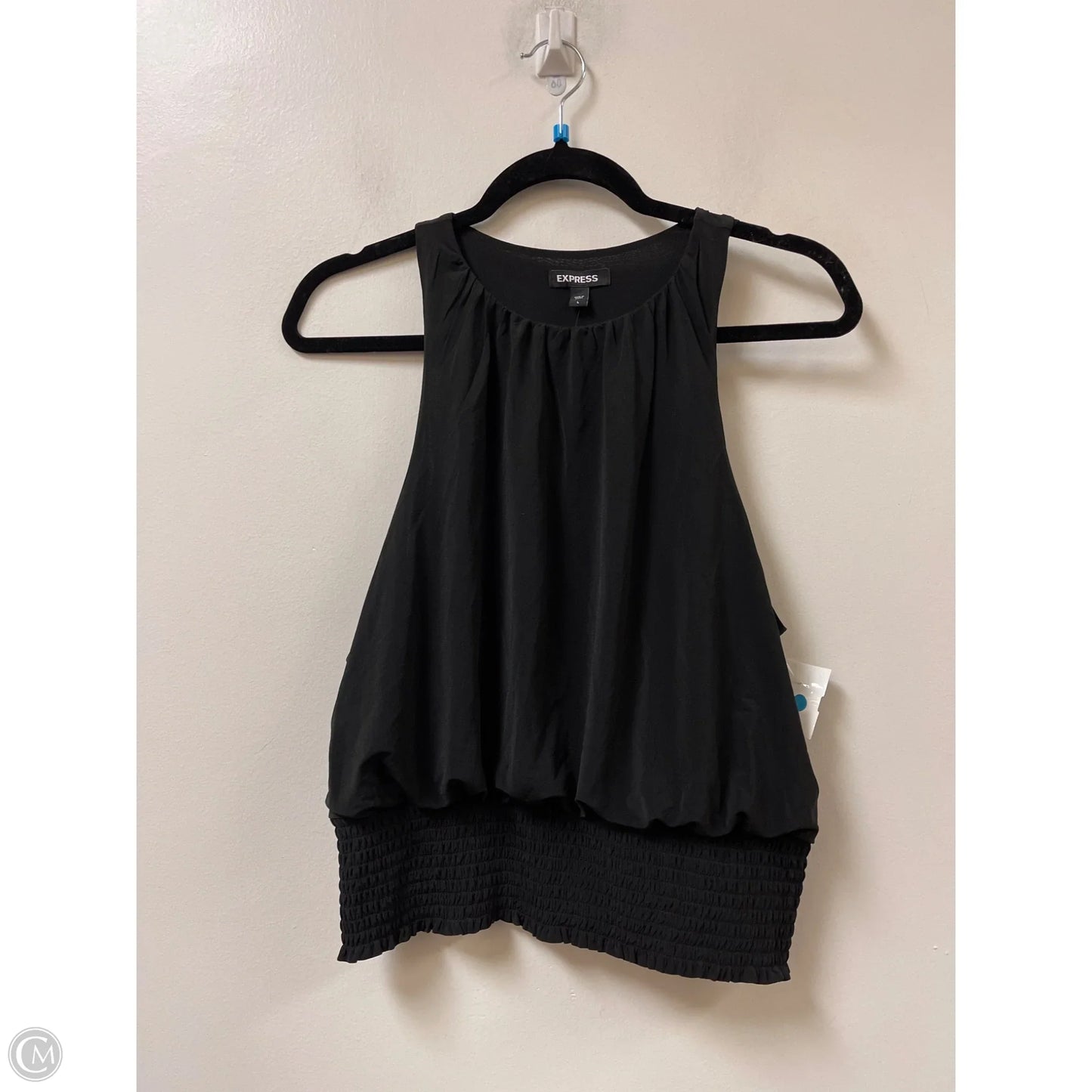 Top Sleeveless By Express In Black, Size: L