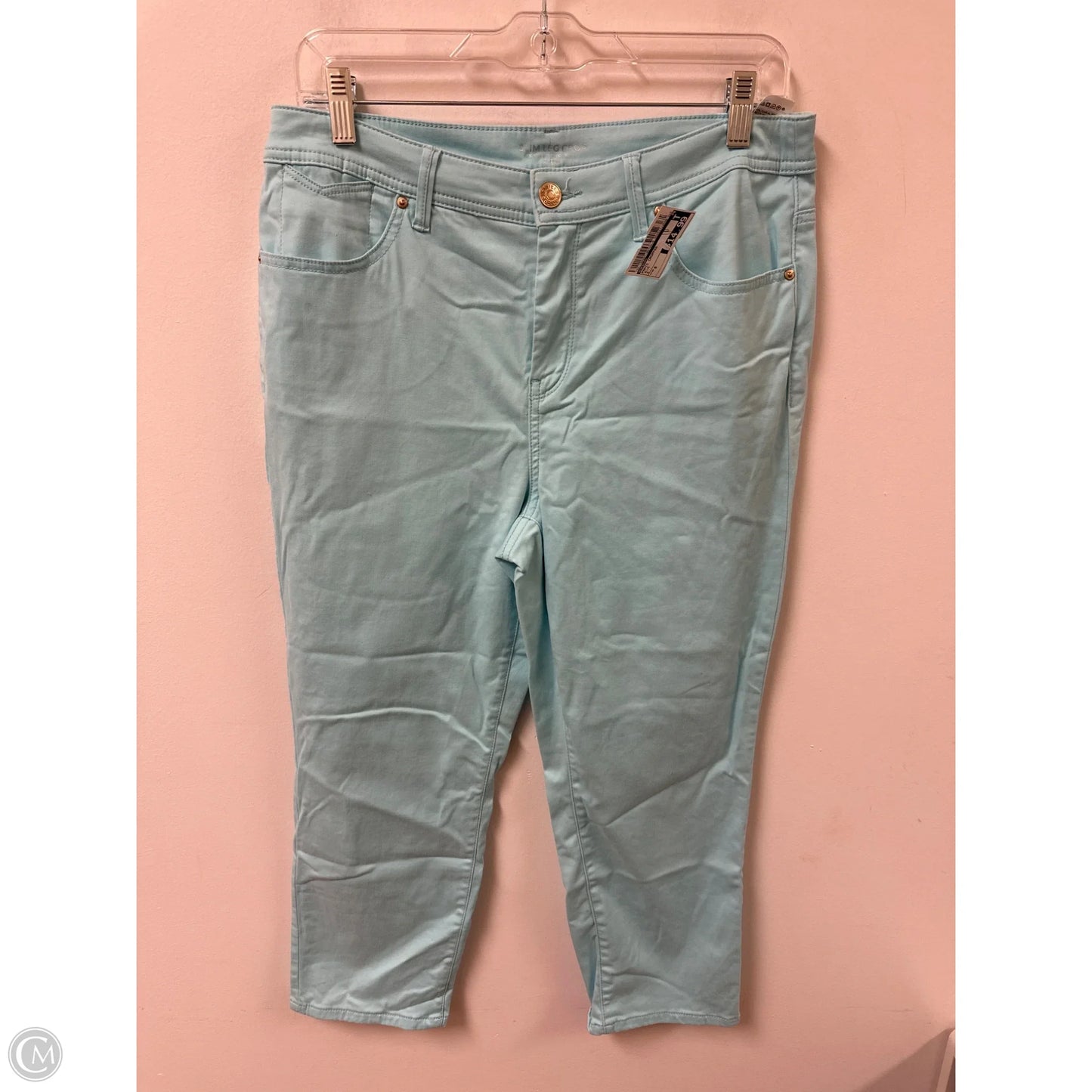 Pants Cropped By Chicos In Blue, Size: 8