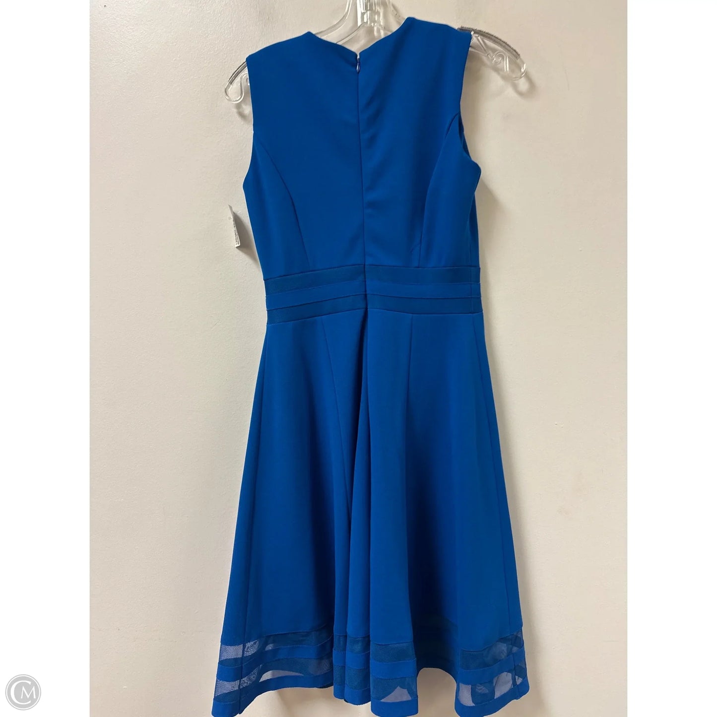 Dress Casual Short By Calvin Klein In Blue, Size: Xs