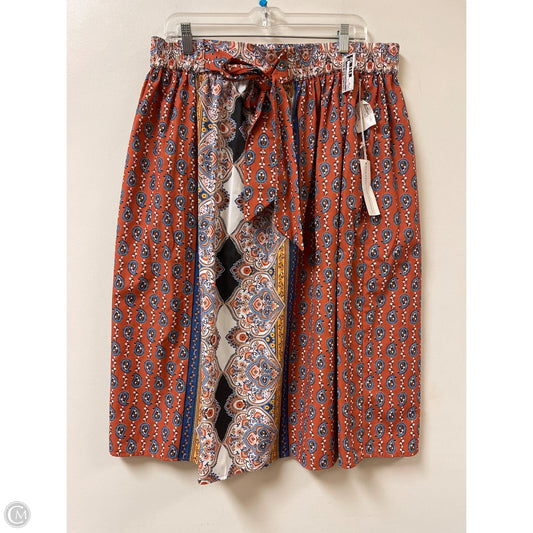Skirt Midi By Clothes Mentor In Multi-colored, Size: 20