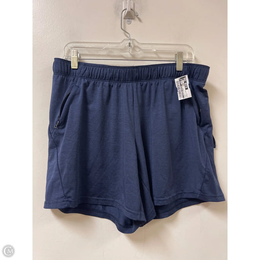 Athletic Shorts By Clothes Mentor In Navy, Size: L