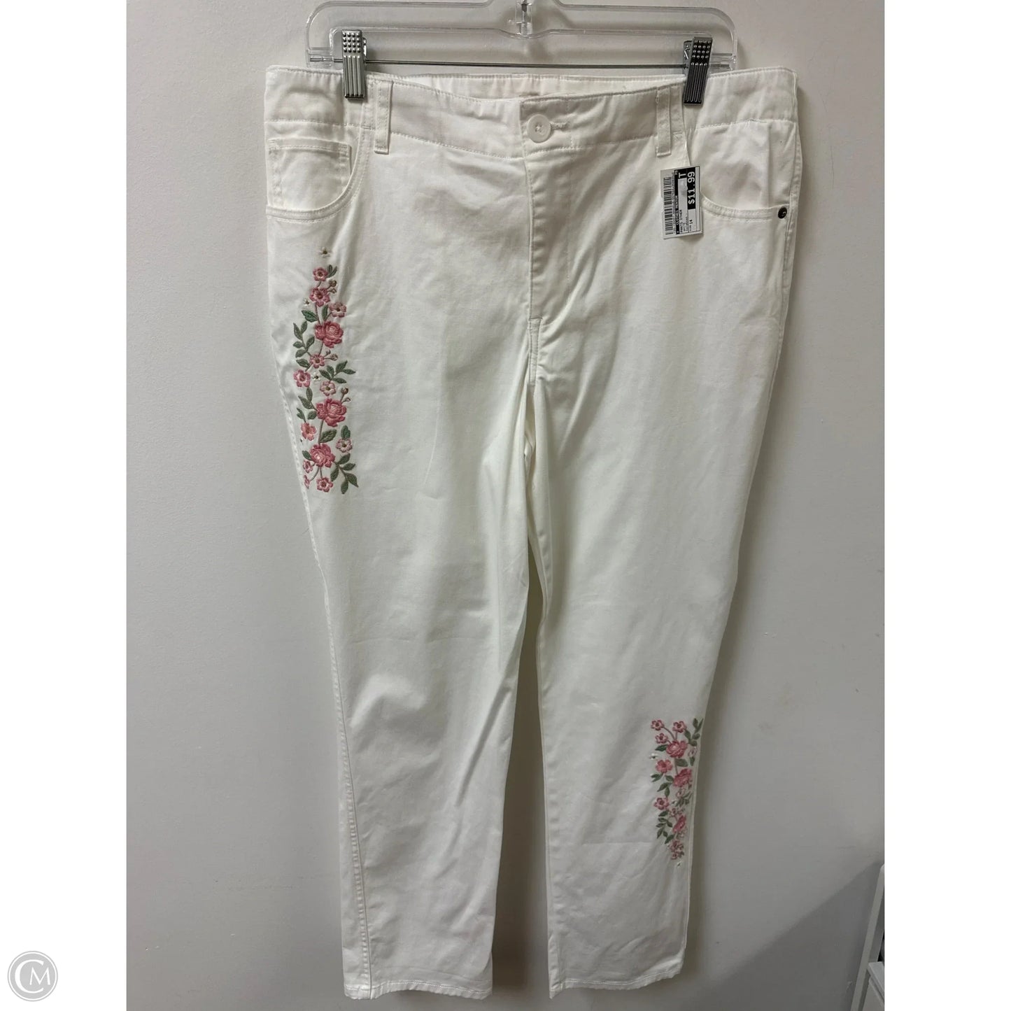 Pants Other By Clothes Mentor In White, Size: 14