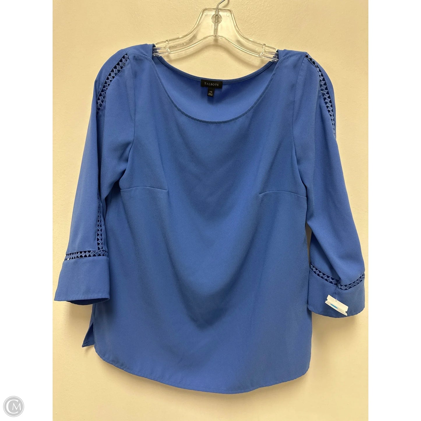 Top Long Sleeve By Talbots In Blue, Size: Xs