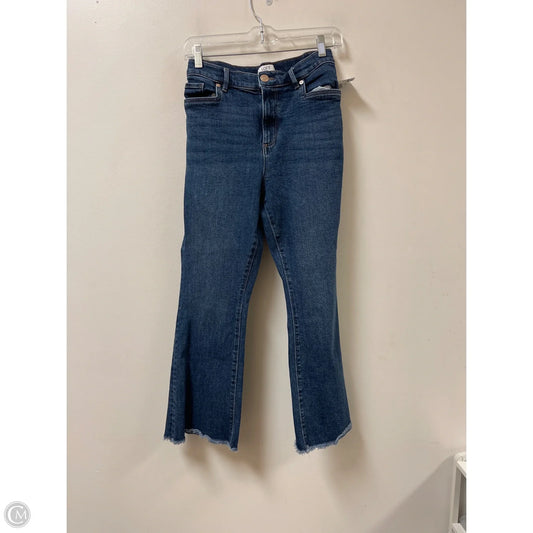 Jeans Flared By Loft In Blue Denim, Size: 10p