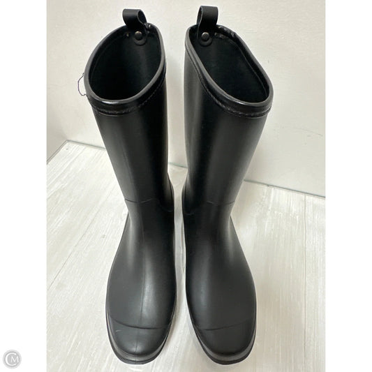Boots Rain By Clothes Mentor In Black, Size: 6.5