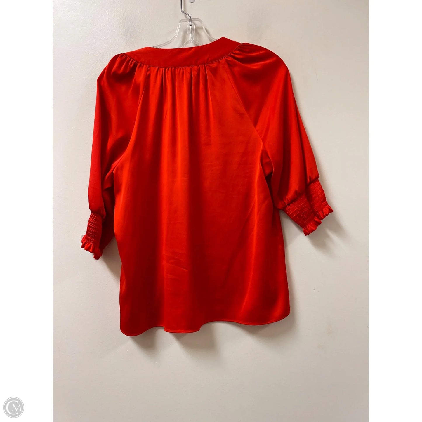 Top Long Sleeve By Worthington In Orange, Size: M