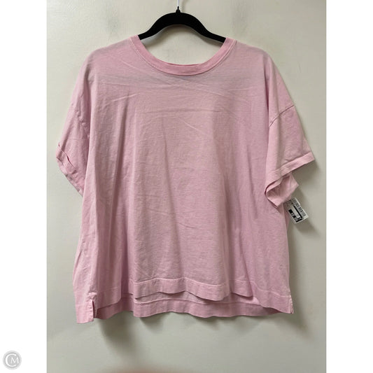 Top Short Sleeve By Old Navy In Pink, Size: 1x
