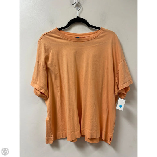 Top Short Sleeve By Old Navy In Orange, Size: 1x