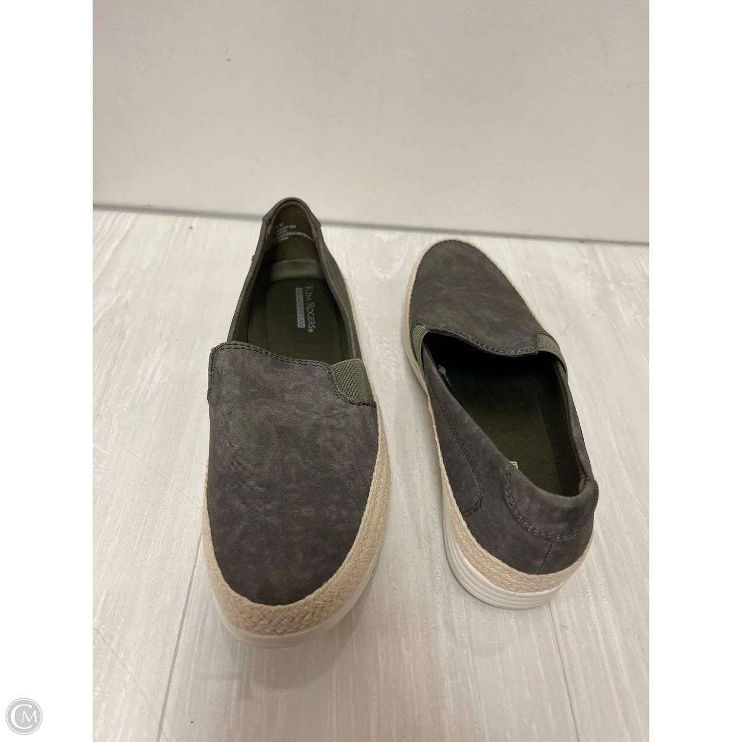 Shoes Flats By Kim Rogers In Green, Size: 7.5