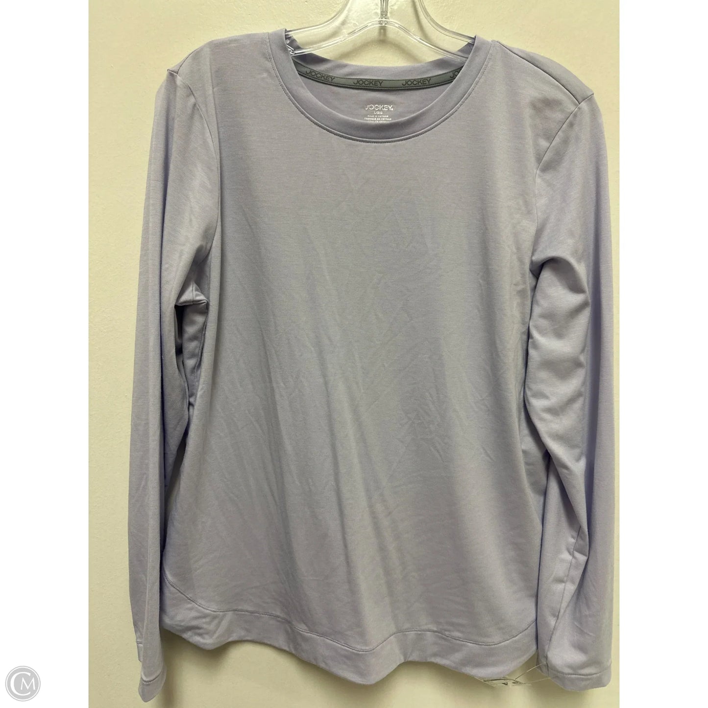 Top Long Sleeve By Jockey In Purple, Size: L