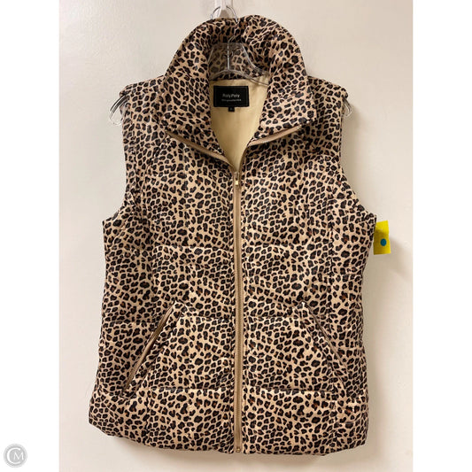 Vest Puffer & Quilted By Clothes Mentor In Animal Print, Size: L