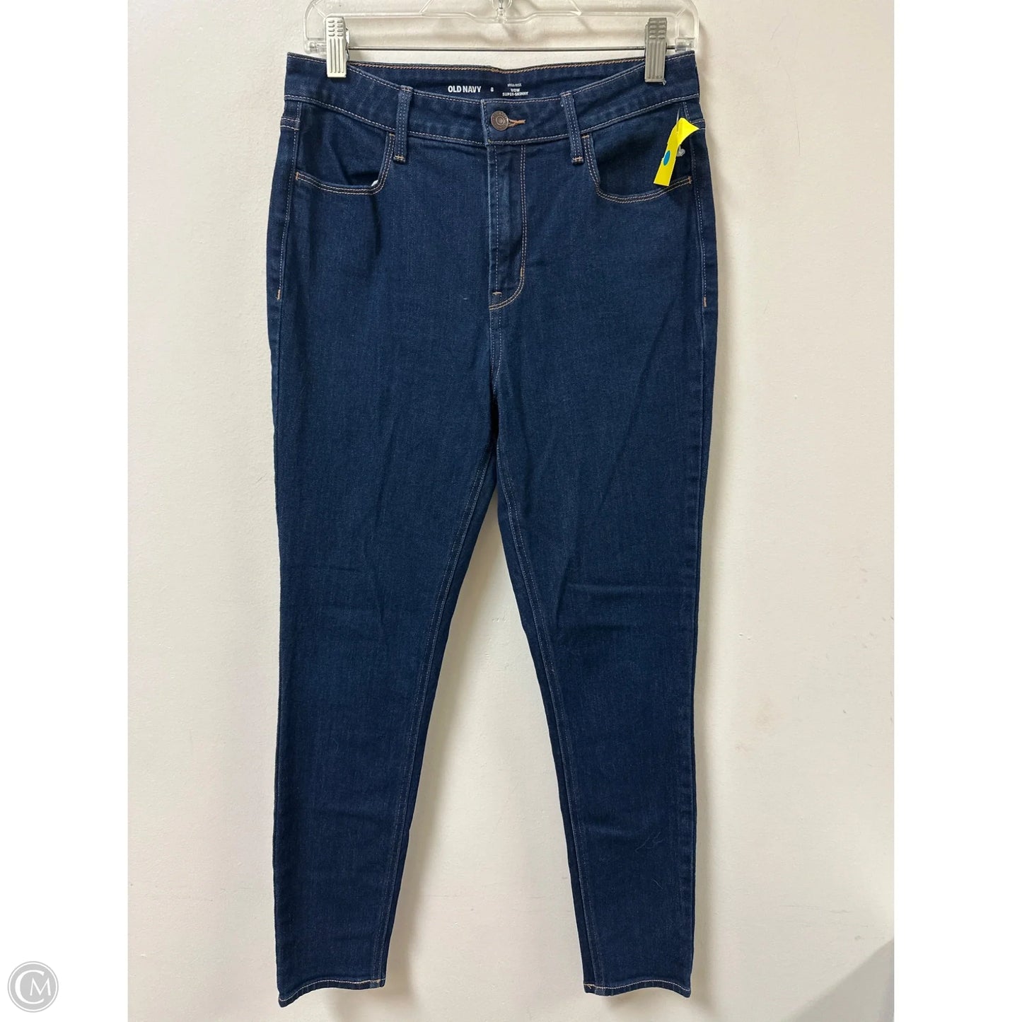 Jeans Skinny By Old Navy In Blue Denim, Size: 8