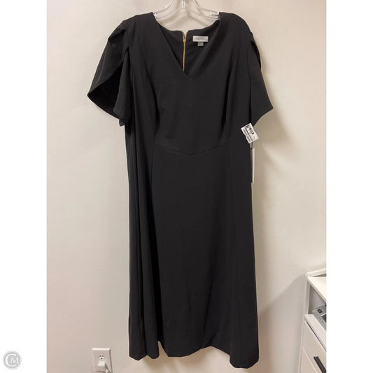 Dress Casual Maxi By Calvin Klein In Black, Size: 1x