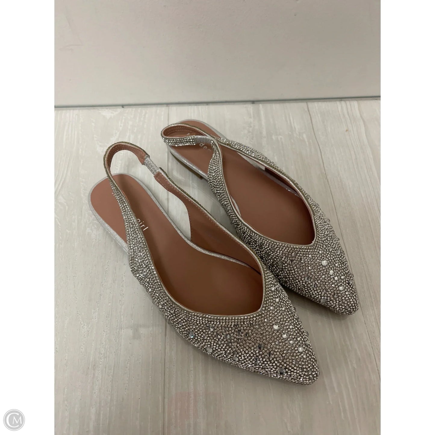 Shoes Flats By Madden Girl In Silver, Size: 7.5