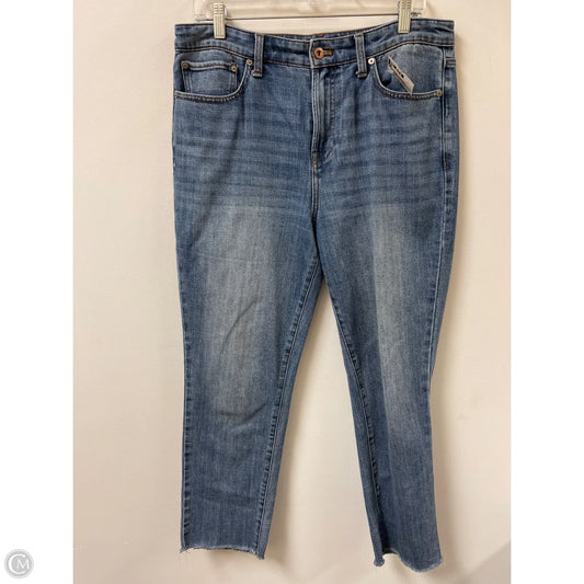 Jeans Straight By Talbots In Blue Denim, Size: 10