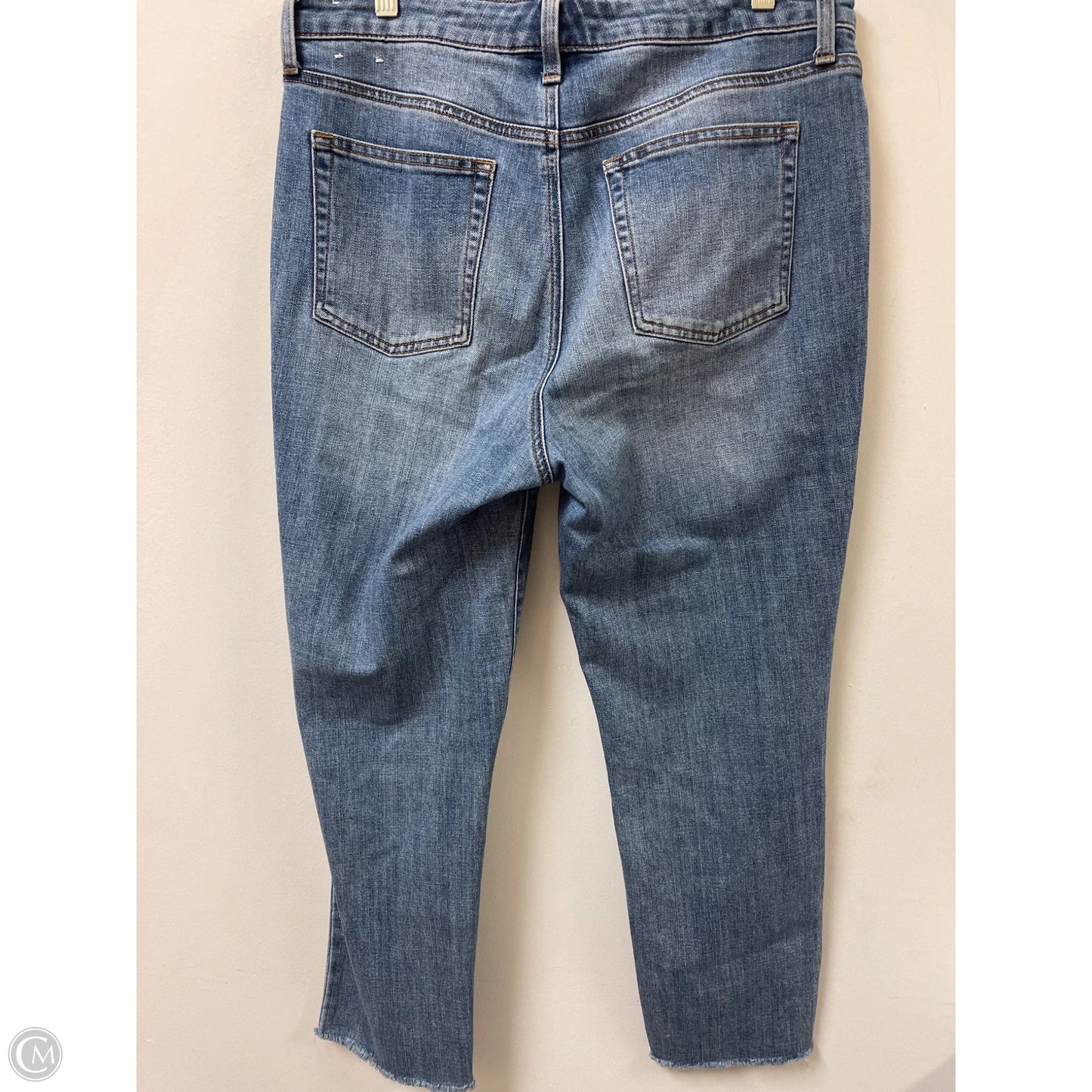 Jeans Straight By Talbots In Blue Denim, Size: 10