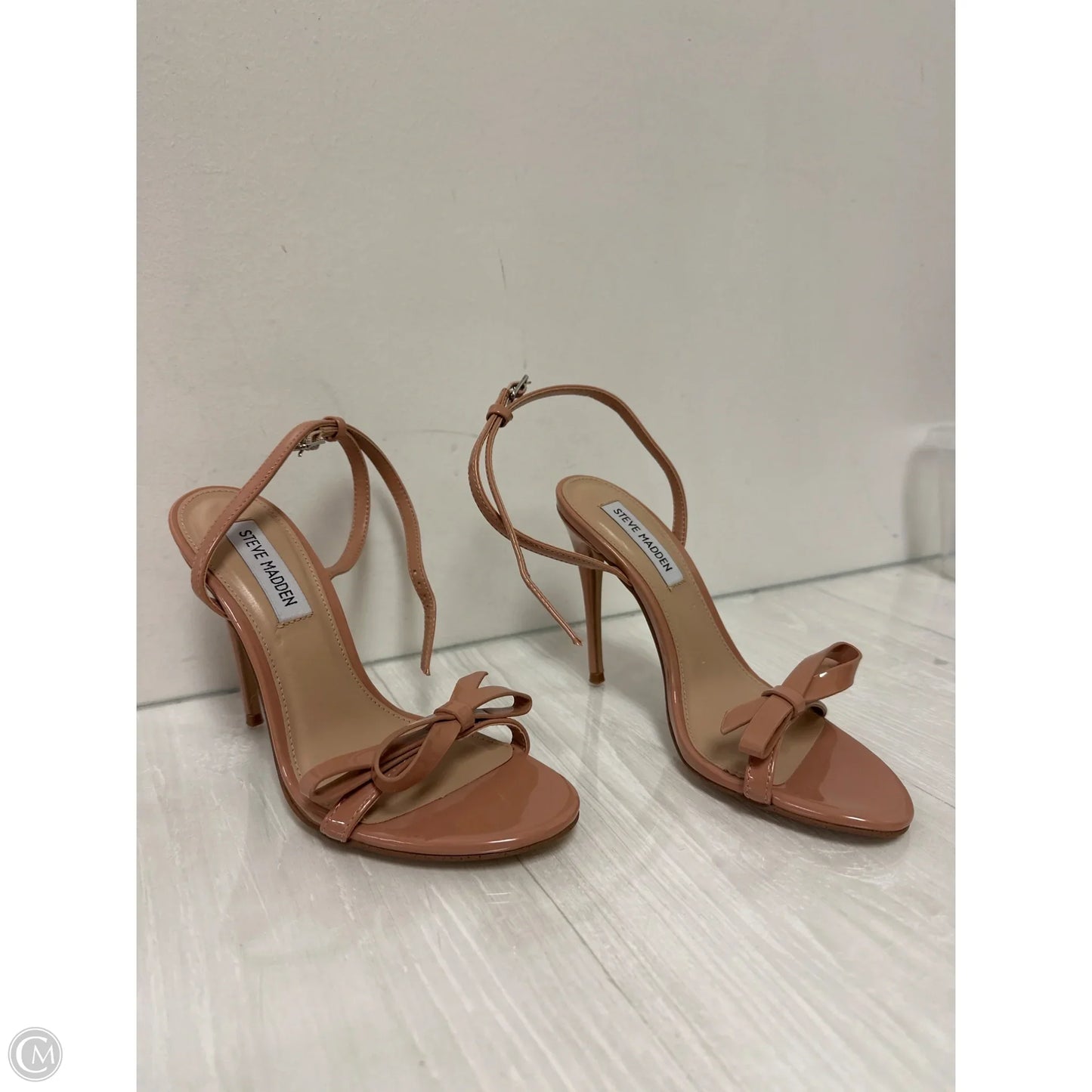 Sandals Heels Stiletto By Steve Madden In Cream, Size: 6