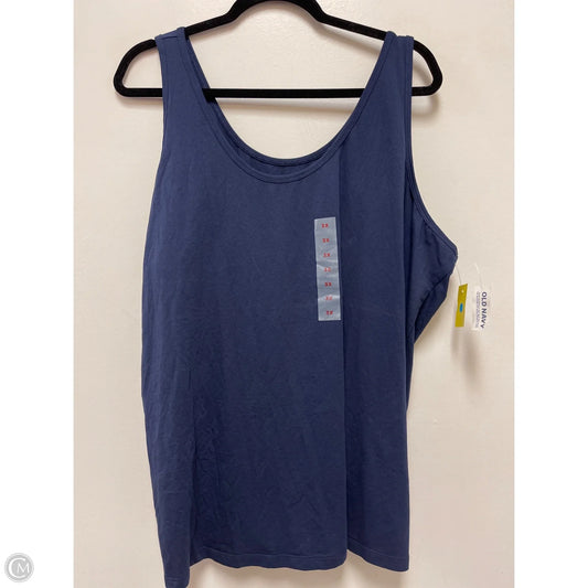 Tank Top By Old Navy In Navy, Size: 3x