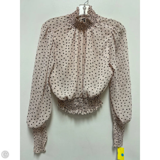 Top Long Sleeve By Forever 21 In Pink, Size: M