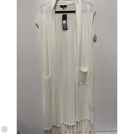 Vest Other By Clothes Mentor In White, Size: Xs