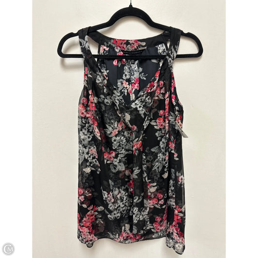 Top Sleeveless By White House Black Market In Black & Pink, Size: S
