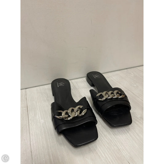 Sandals Flats By Worthington In Black, Size: 11