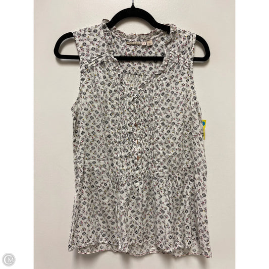 Top Sleeveless By Holding Horses In Floral Print, Size: M
