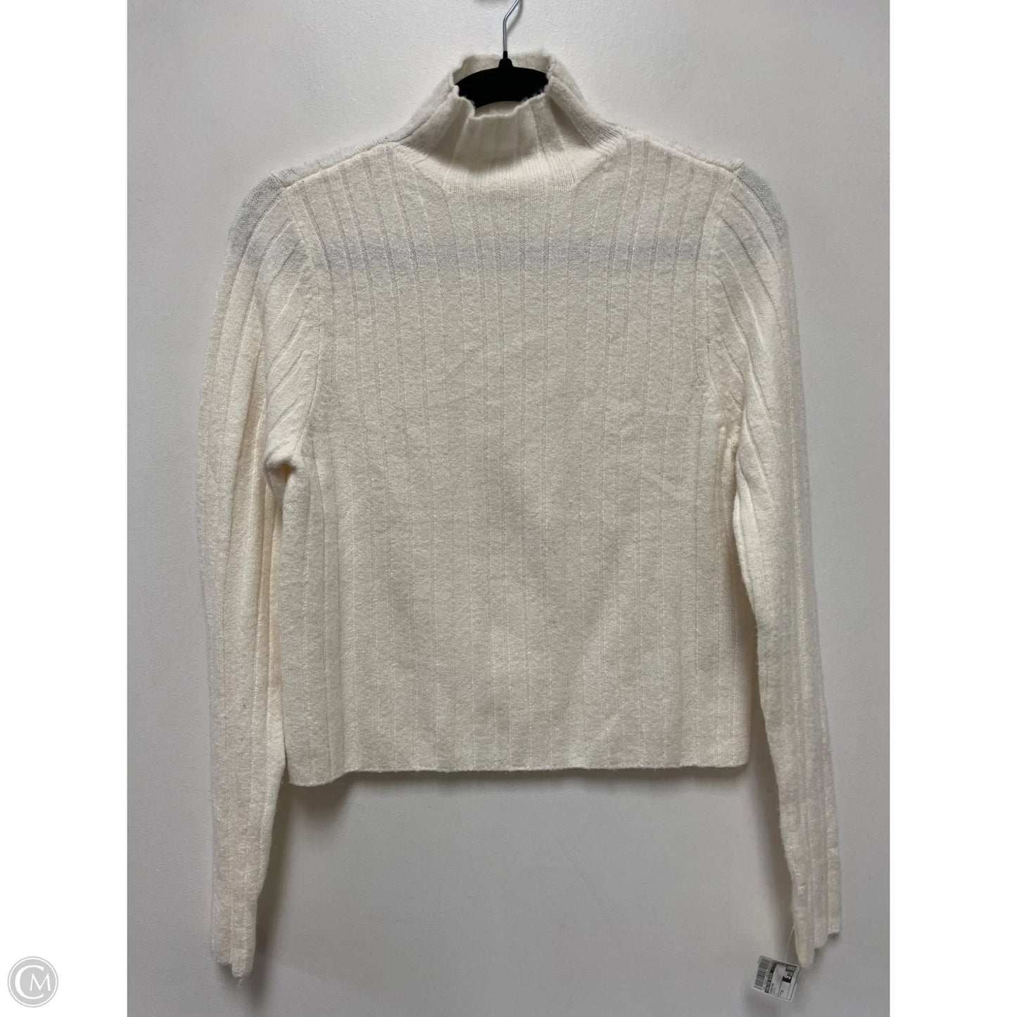 Sweater By Calvin Klein In White, Size: M