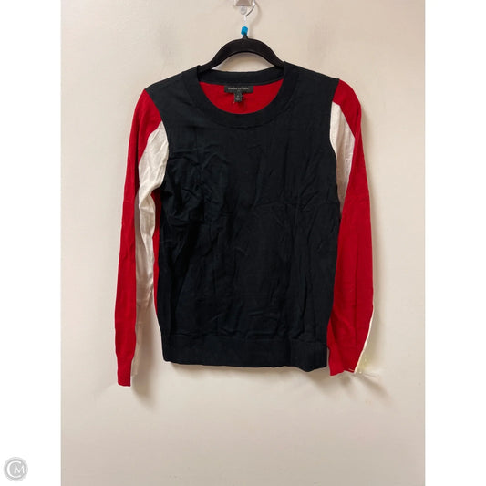 Sweater By Banana Republic In Black & Red, Size: S