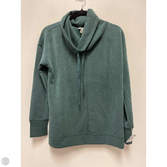 Sweatshirt Hoodie By Cable And Gauge In Green, Size: S