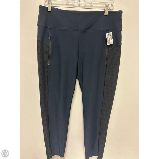 Athletic Leggings By Athleta In Navy, Size: L