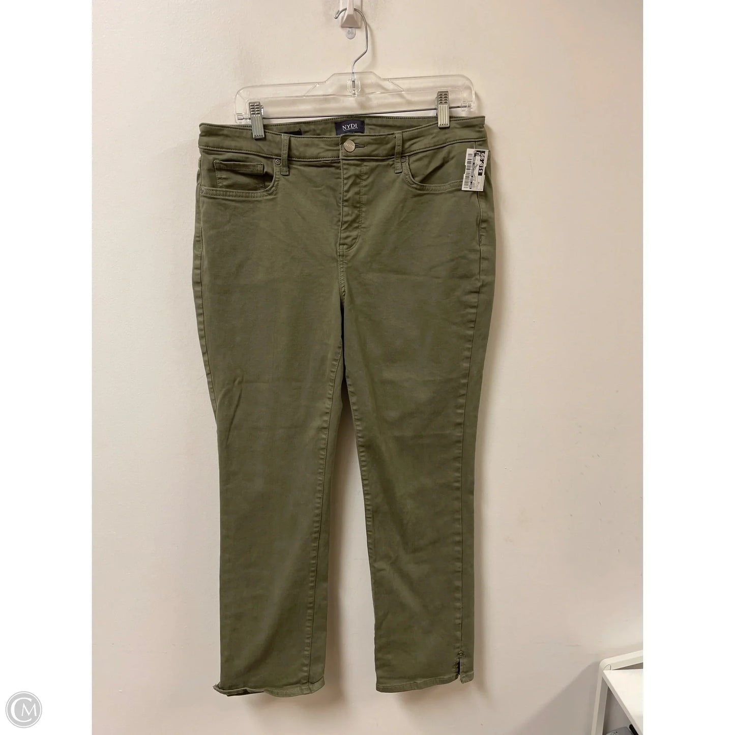 Jeans Skinny By Not Your Daughters Jeans In Green Denim, Size: 12