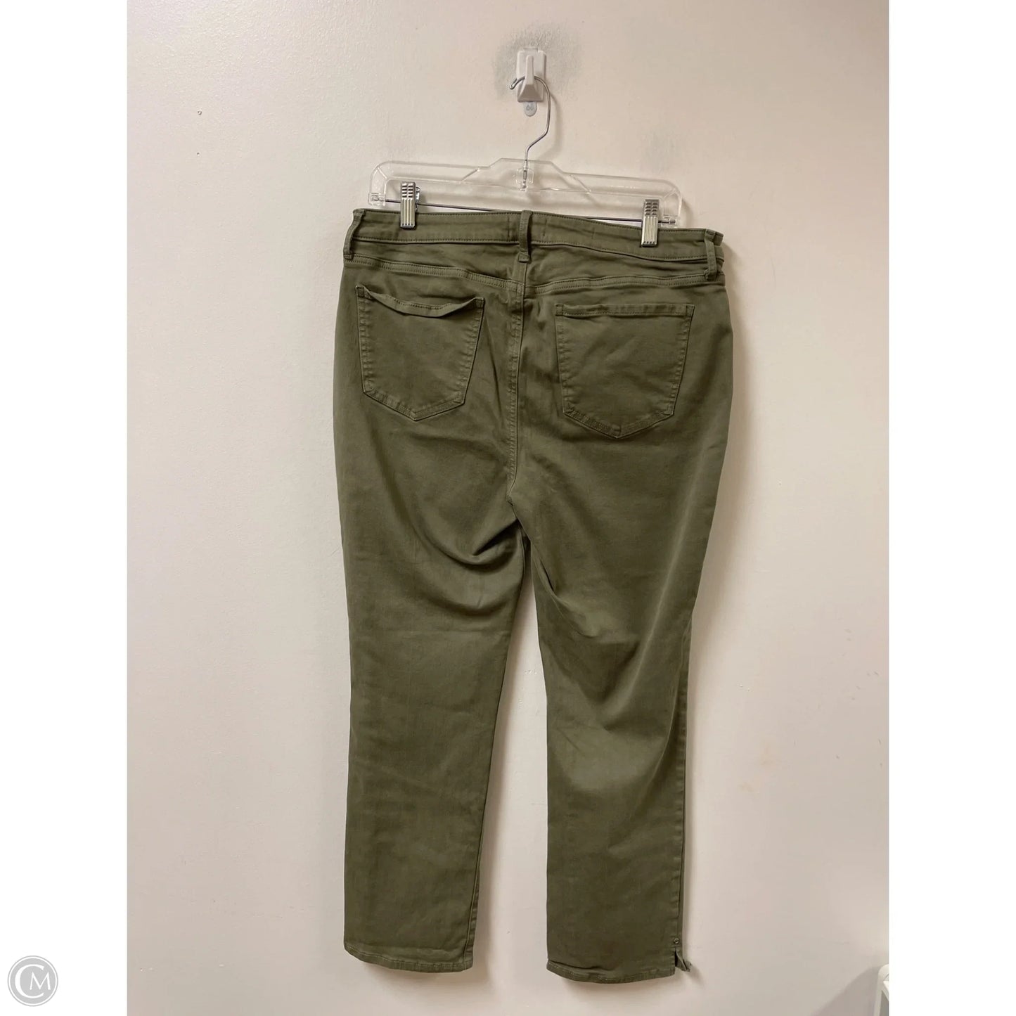 Jeans Skinny By Not Your Daughters Jeans In Green Denim, Size: 12