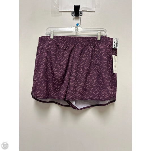 Athletic Shorts By Athletic Works In Purple, Size: Xl