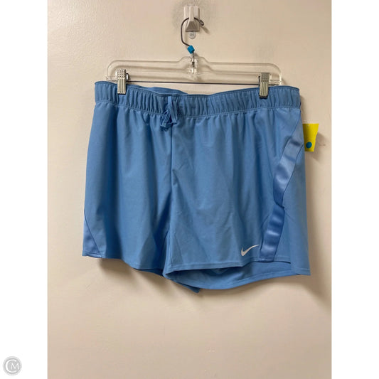 Athletic Shorts By Nike In Blue, Size: L