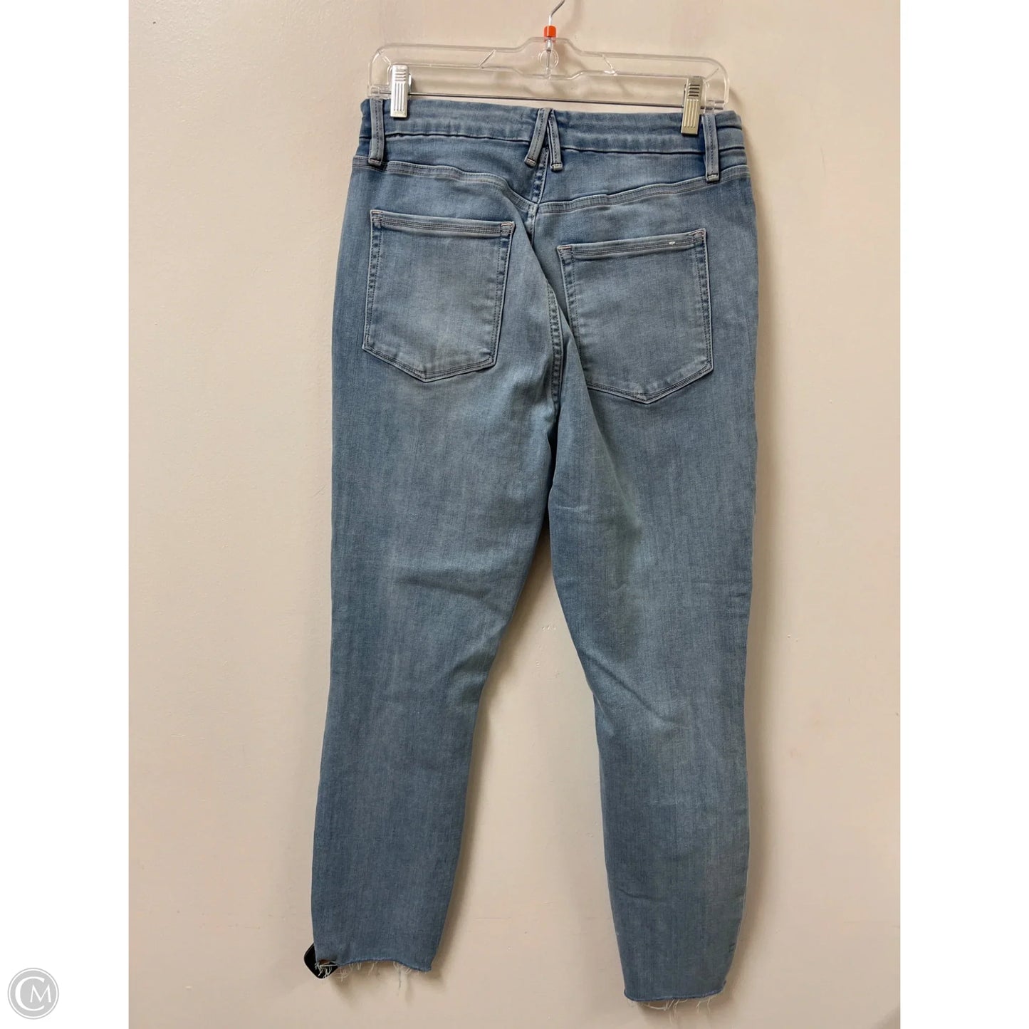 Jeans Skinny By Good American In Blue Denim, Size: 14
