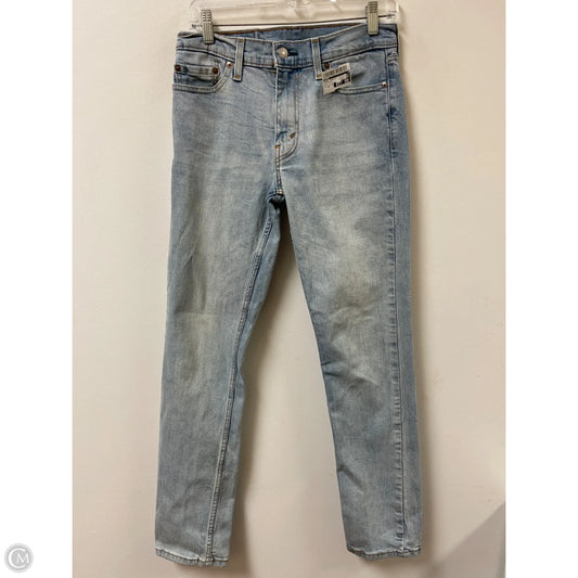 Jeans Straight By Levis In Blue Denim, Size: 10
