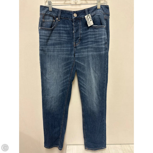 Jeans Skinny By American Eagle In Blue Denim, Size: 8