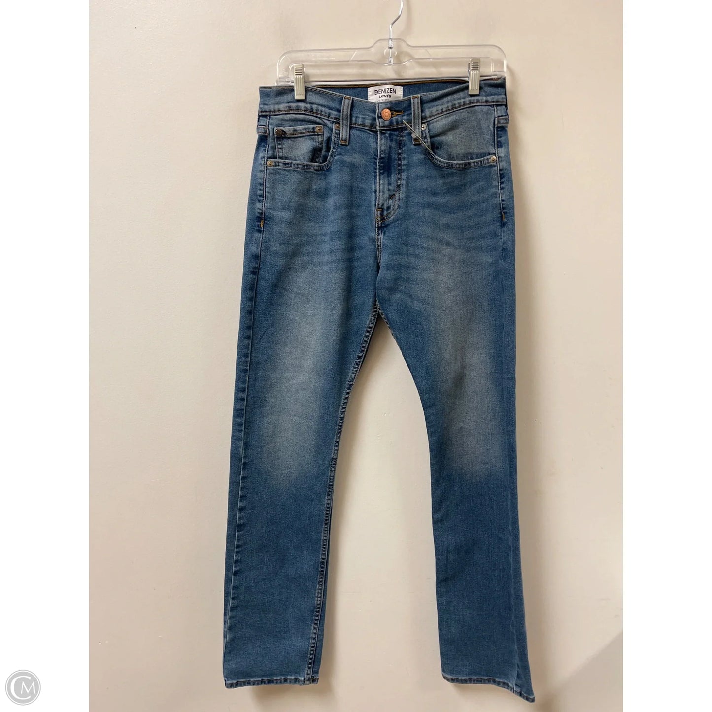 Jeans Straight By Levis In Blue Denim, Size: 10