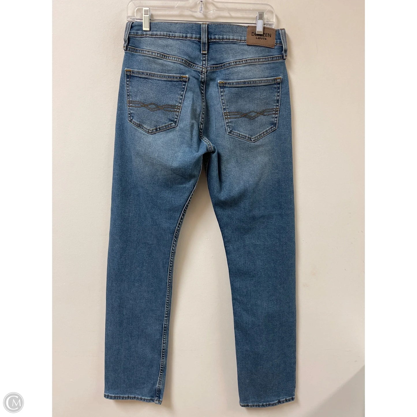 Jeans Straight By Levis In Blue Denim, Size: 10