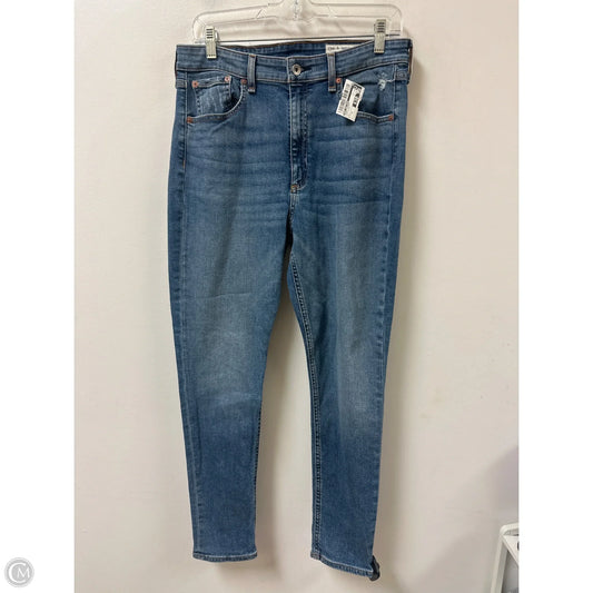 Jeans Skinny By Rag And Bone In Blue Denim, Size: 12