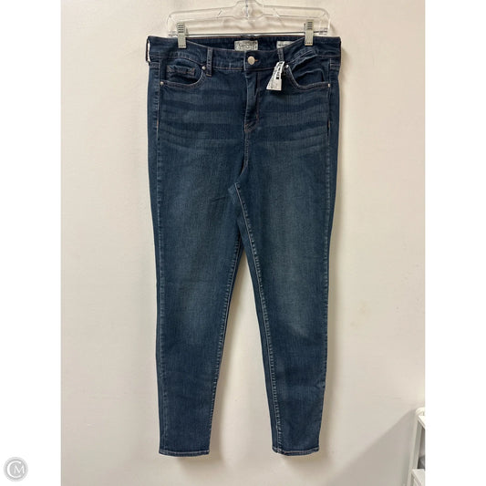 Jeans Skinny By Jessica Simpson In Blue Denim, Size: 12