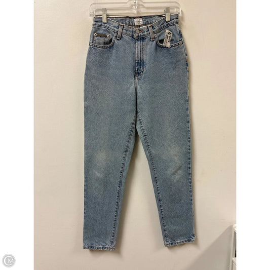 Jeans Straight By Calvin Klein In Blue Denim, Size: 4