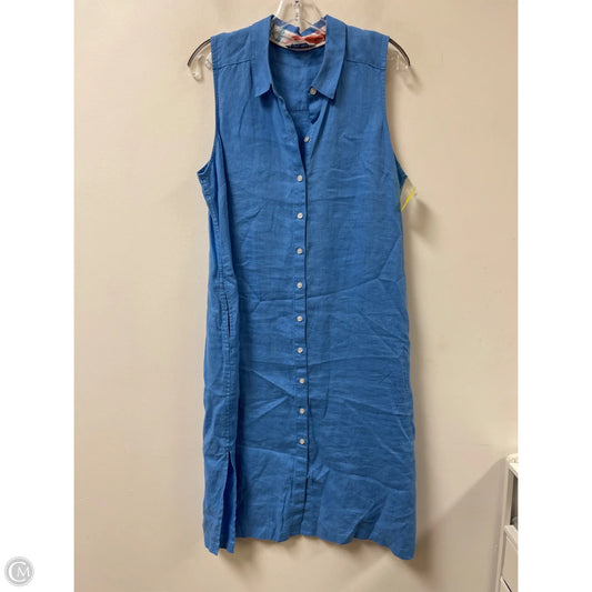 Dress Casual Midi By Tommy Bahama In Blue, Size: L